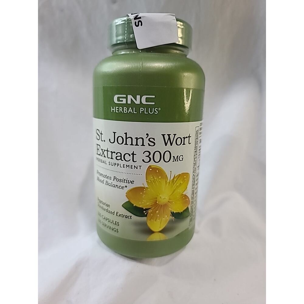 GNC Herbal Plus St. John's Wort Extract 300 mg 200 Capsules